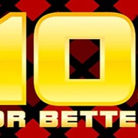 10s or Better slot logo by 1x2gaming at NeonVegas Casino