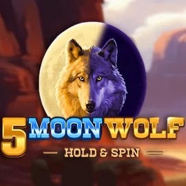 5 Moon Wolf slot logo by Apparat Gaming at NeonVegas Casino5 Moon Wolf