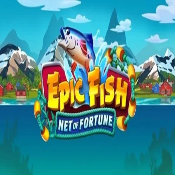 Epic Fish Net of Fortune game by Quickspin – logo hosted on NeonVegas Casino
