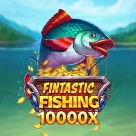 Fintastic Fishing slot logo by Foxium at NeonVegas CasinoFintastic Fishing