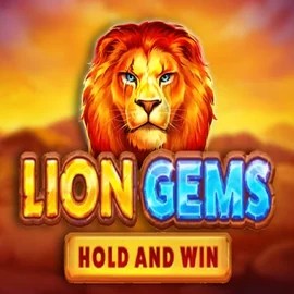 Lion Gems Hold and Win logo by Playson at NeonVegas Casino