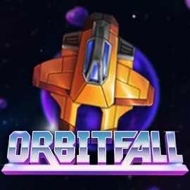 Orbitfall by ELK Studios, showcased at neonvegaskasino.com – game logo