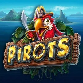 Pirots slot logo by ELK Studios at NeonVegas CasinoPirots