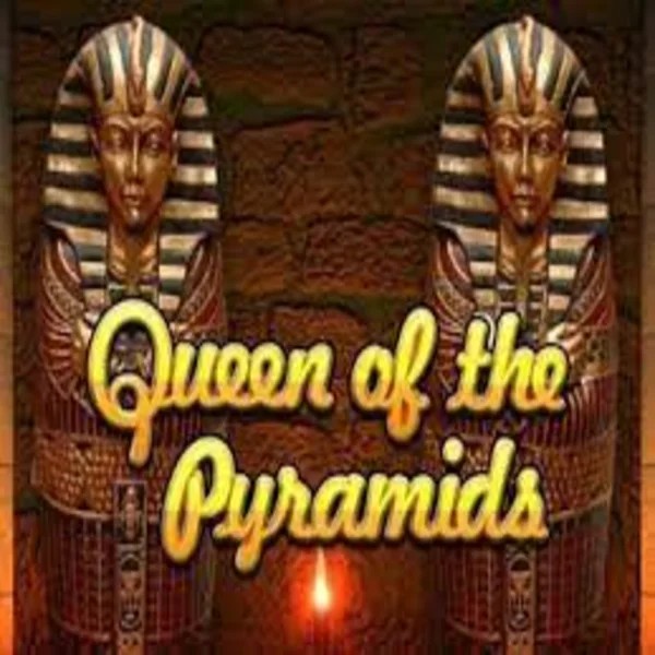 Slots logo of Queen of the Pyramids from Playtech at NeonVegas Casino