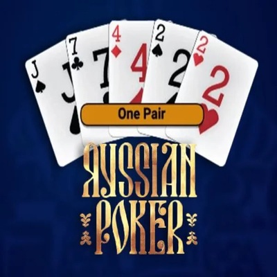 Russian Poker game by OneTouch Games – logo hosted on NeonVegas Casino
